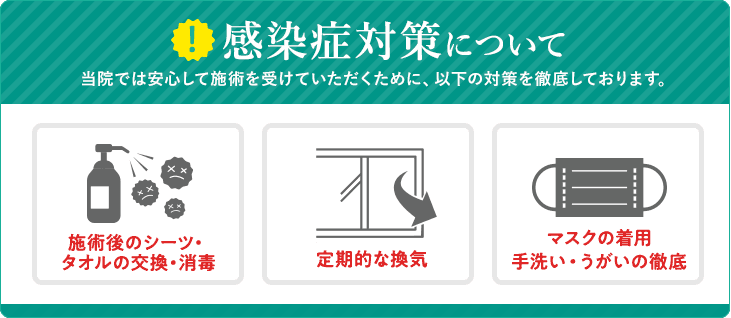 感染症対策について