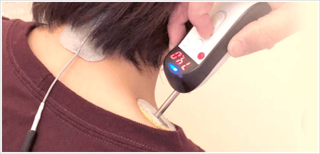 9割の方が効果を実感する電流施術ハイボルト